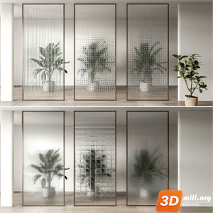 Folding screen Skp Files 